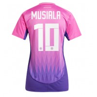 Germany Jamal Musiala #10 Replica Away Shirt Ladies Euro 2024 Short Sleeve